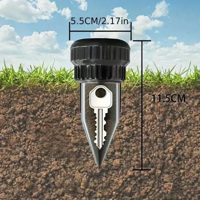 Underground Key Safe with Realistic Sprinkler Design for Gardens