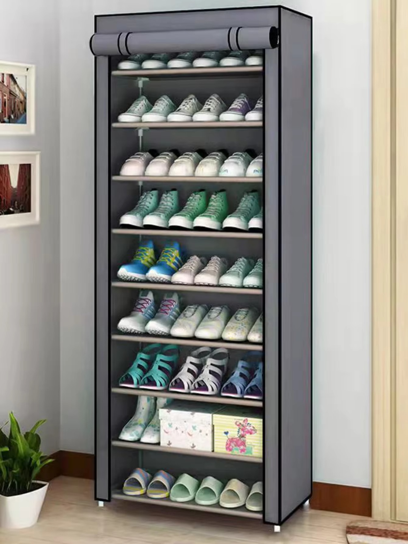 Vertical Shoe Storage Organizer for Neat and Tidy Spaces