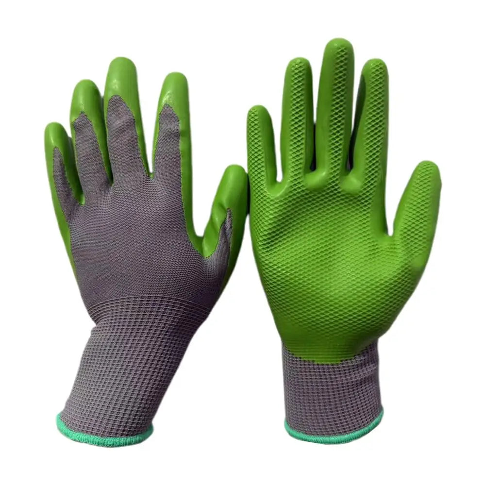 Breathable, Non-Slip Latex Foam Gardening Gloves | One Size