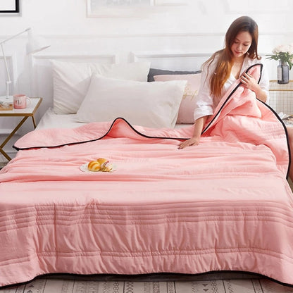 ChillEase Cooling Blanket for Restful Sleep