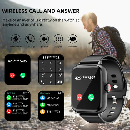 Stylish Smartwatch with Activity Tracker and Notifications - SmartFit Touch