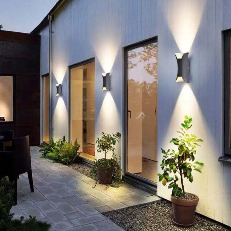 Outdoor Wall-Mounted LED Light Fixture for Exterior Spaces