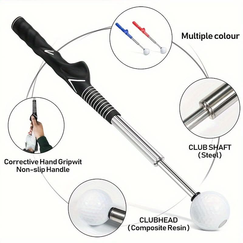 Adjustable Golf Swing Training Aid for Improved Technique
