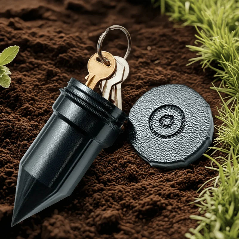 Underground Key Safe with Realistic Sprinkler Design for Gardens