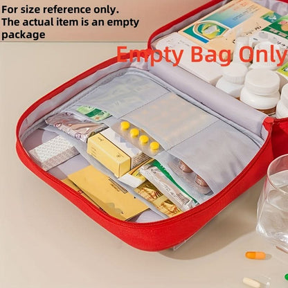 XL First Aid Organizer Bag for Home or Travel - Structured Medical Storage