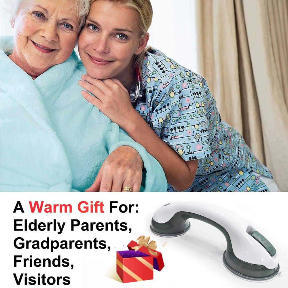 Non-Slip Safety Handle with Suction Cups | Stable Support for Bath, Shower & Smooth Surfaces [Buy 1 Get 1 Free]