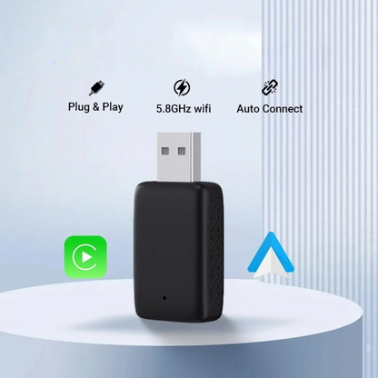 Wireless CarPlay Adapter with USB – Compact and Easy to Use