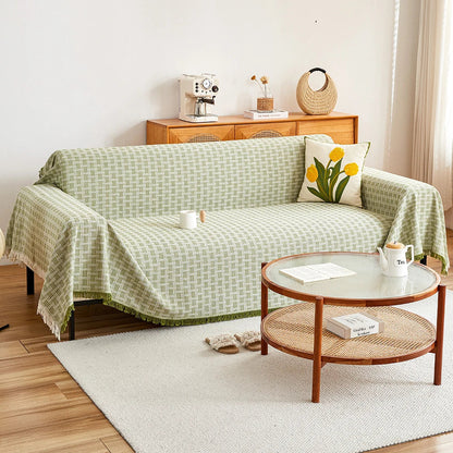 Reversible Large Sofa Throw Blanket | Scratch-Resistant & Easy Care