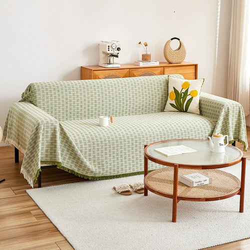 Reversible Large Sofa Throw Blanket | Scratch-Resistant & Easy Care