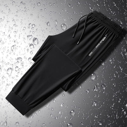 Men's Quick-Dry Stretch Pants with Secure Zipper Pockets