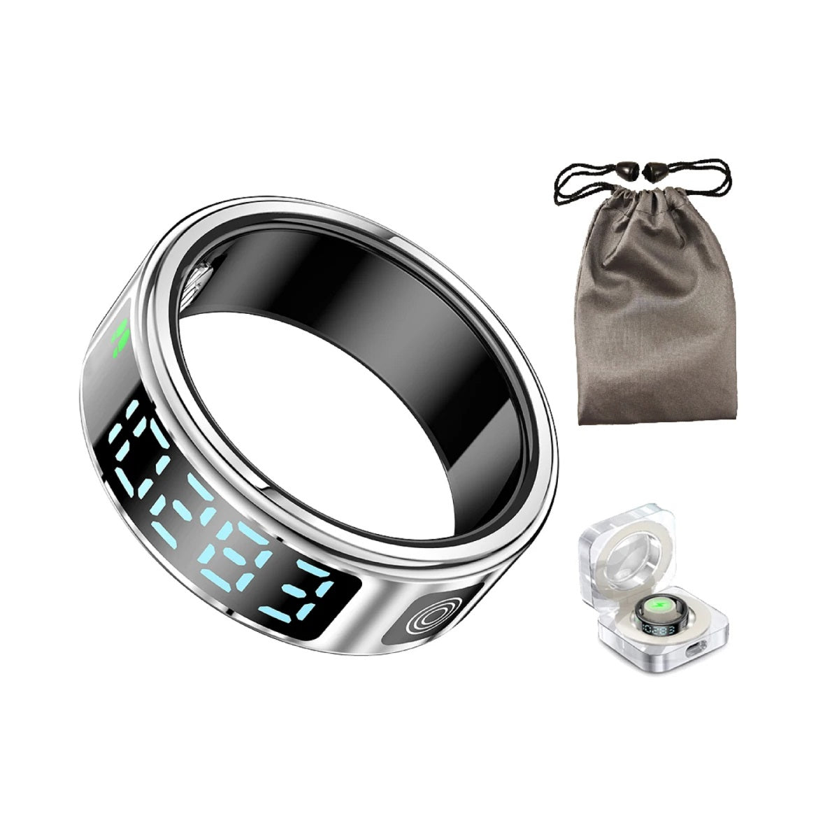 Waterproof Smart Ring for Multi-Sport Use - Heart Rate & SpO₂ Tracker