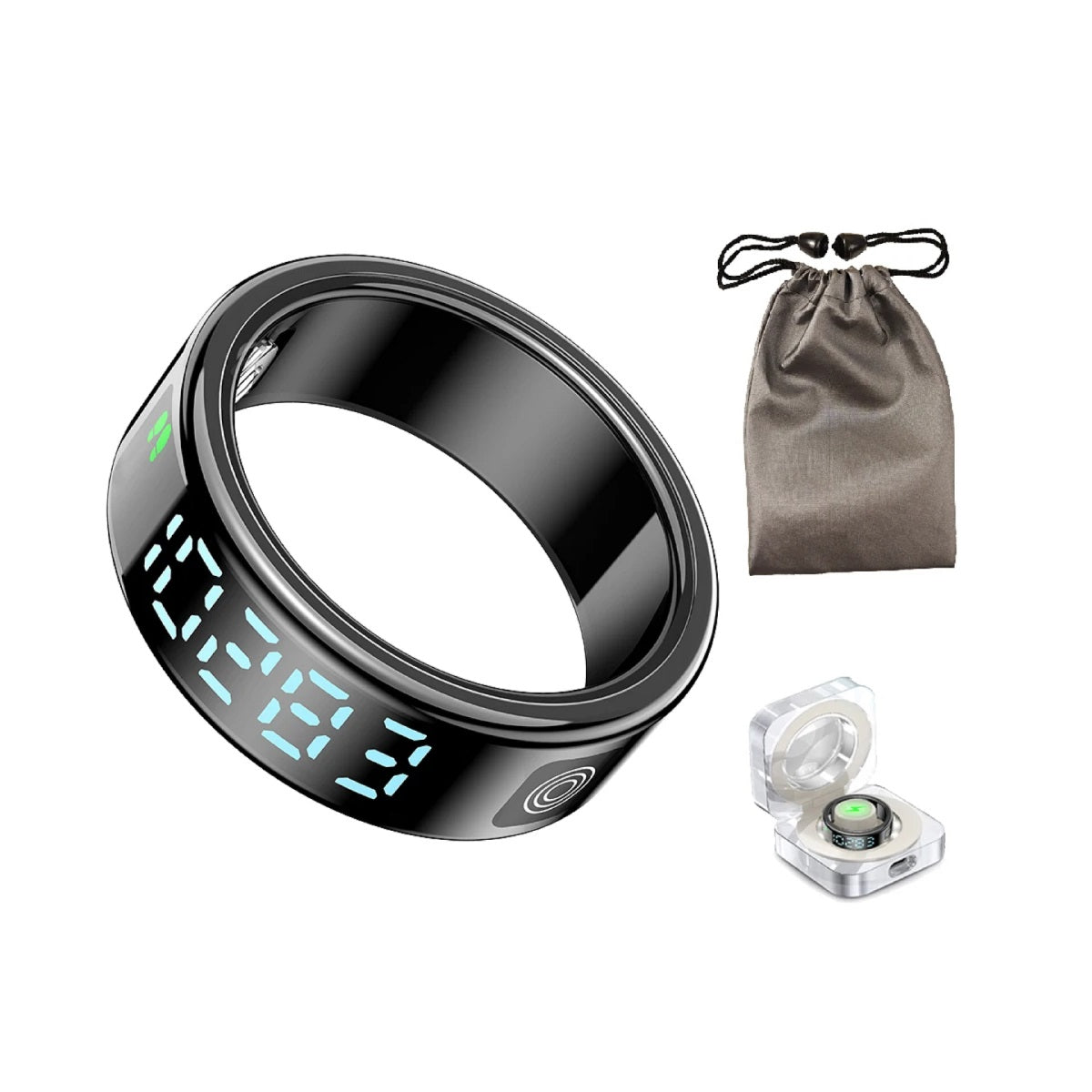 Waterproof Smart Ring for Multi-Sport Use - Heart Rate & SpO₂ Tracker