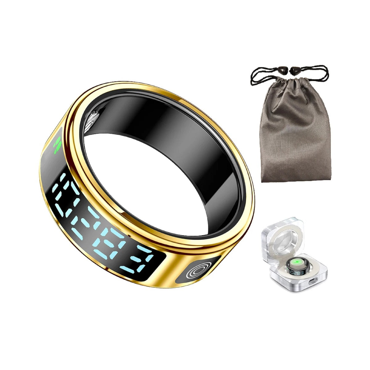 Waterproof Smart Ring for Multi-Sport Use - Heart Rate & SpO₂ Tracker