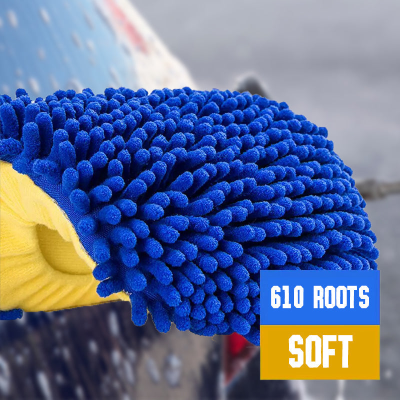 Extendable Car Cleaning Mop 57–115 cm | Scratch-Free Microfiber Head | Lightweight & Sturdy | Extra Mop Included