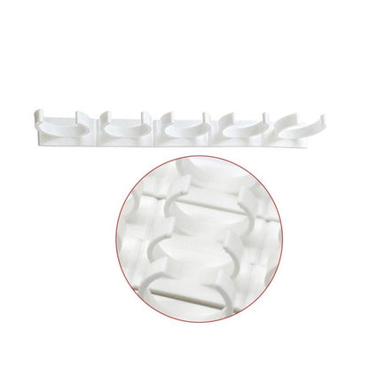 4-Pack Adhesive Spice Jar Holders for Cabinet Organization
