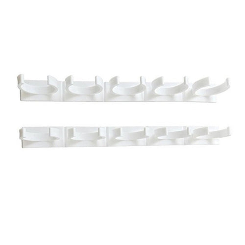 4-Pack Adhesive Spice Jar Holders for Cabinet Organization