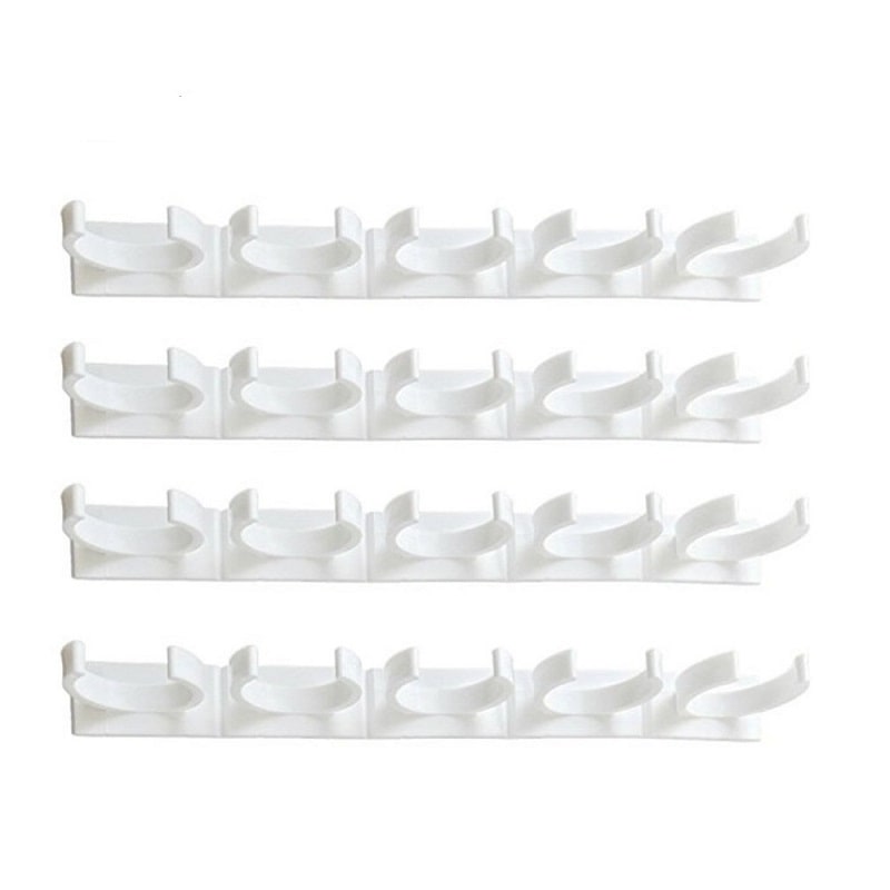 4-Pack Adhesive Spice Jar Holders for Cabinet Organization