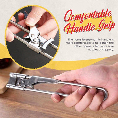 Versatile Bottle and Jar Opener with Adjustable Grip