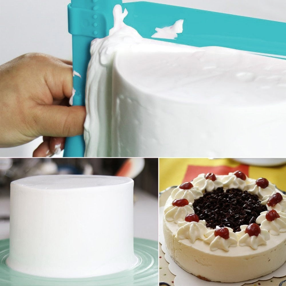 Versatile Cake Smoother and Scraper for Perfect Finishes