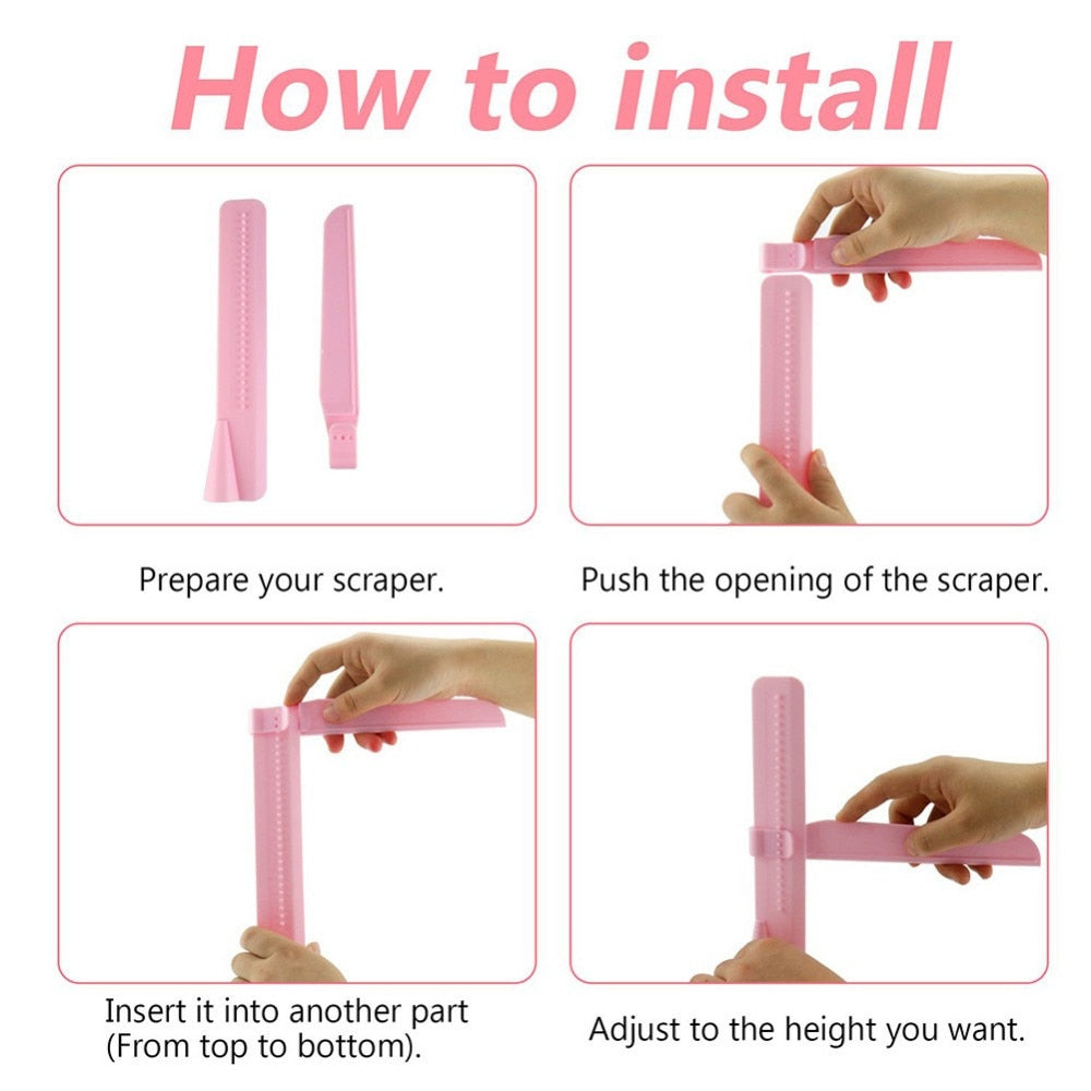 Versatile Cake Smoother and Scraper for Perfect Finishes