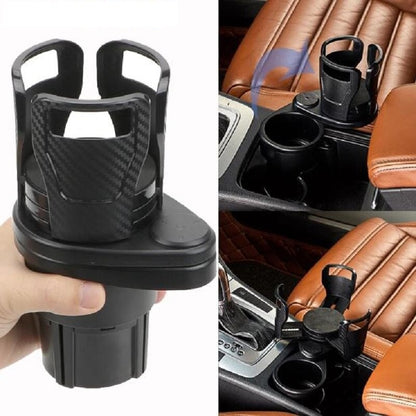 Versatile Vehicle Drink Holder Extender with Rotating Functionality