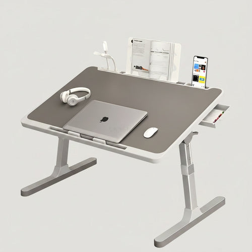 Versatile Bedside Laptop Stand with Storage and Adjustable Height