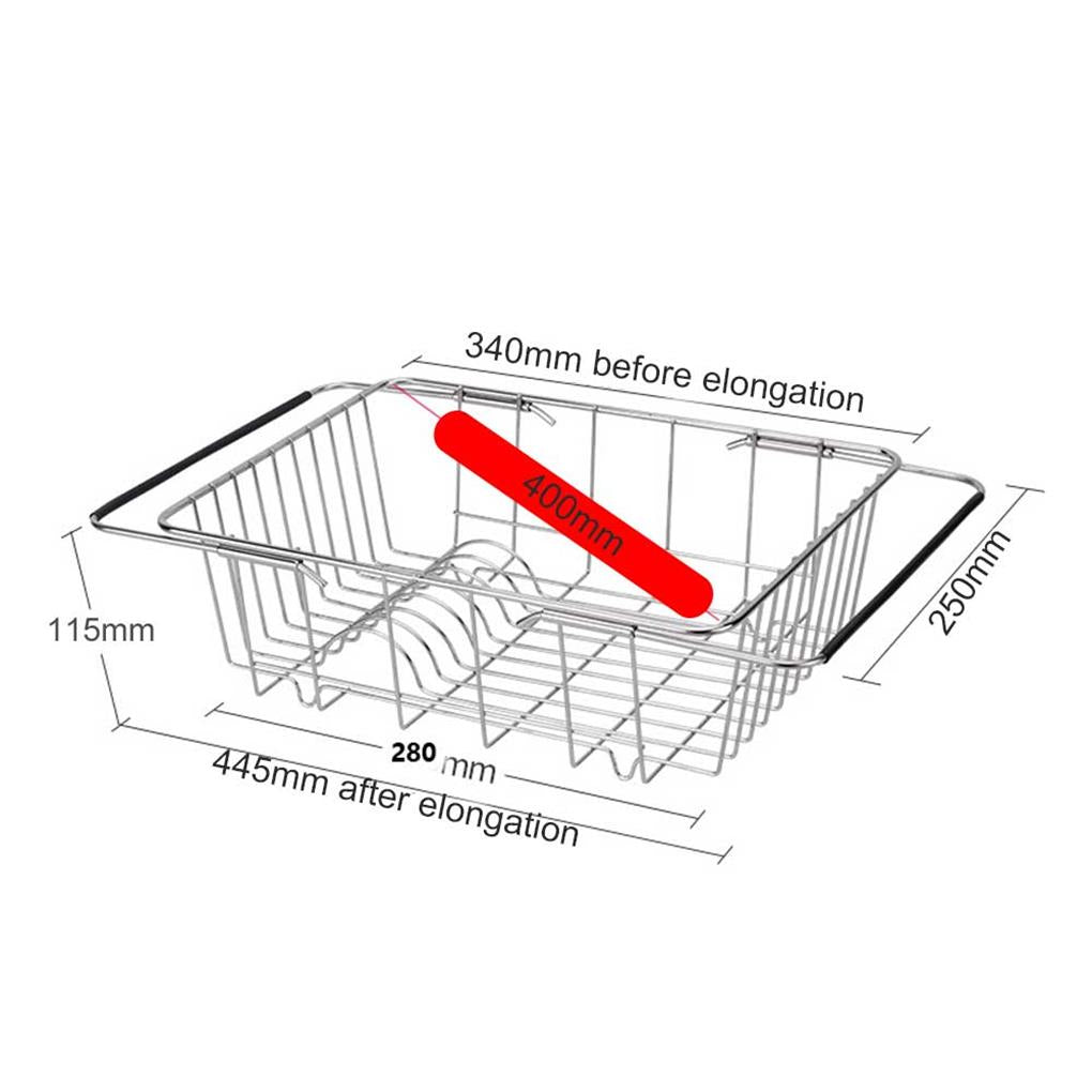 Versatile Stainless Steel Over-Sink Drying Rack