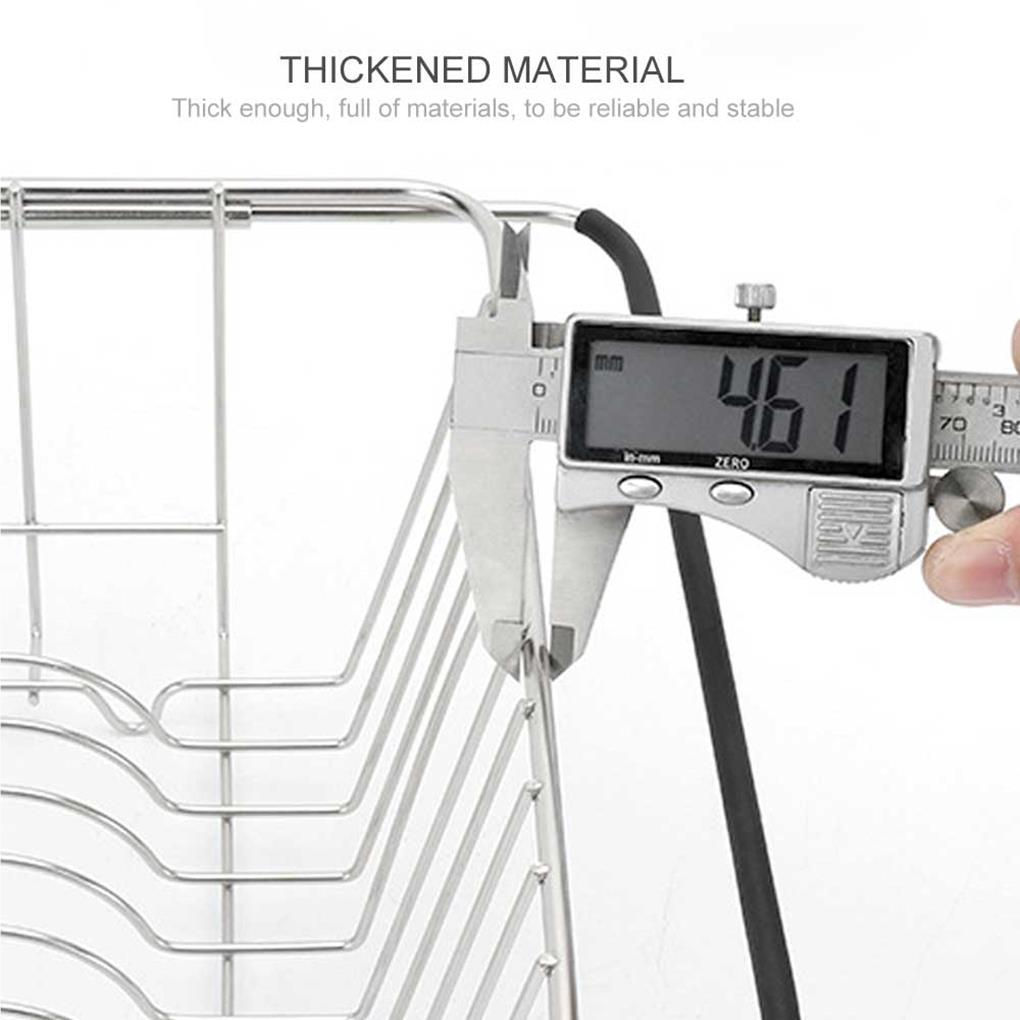 Versatile Stainless Steel Over-Sink Drying Rack