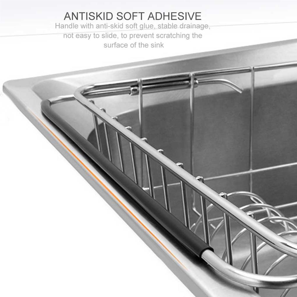 Versatile Stainless Steel Over-Sink Drying Rack
