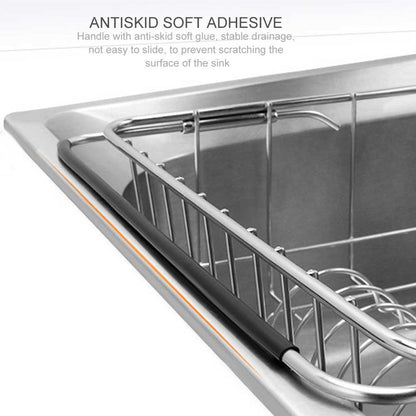 Versatile Stainless Steel Over-Sink Drying Rack
