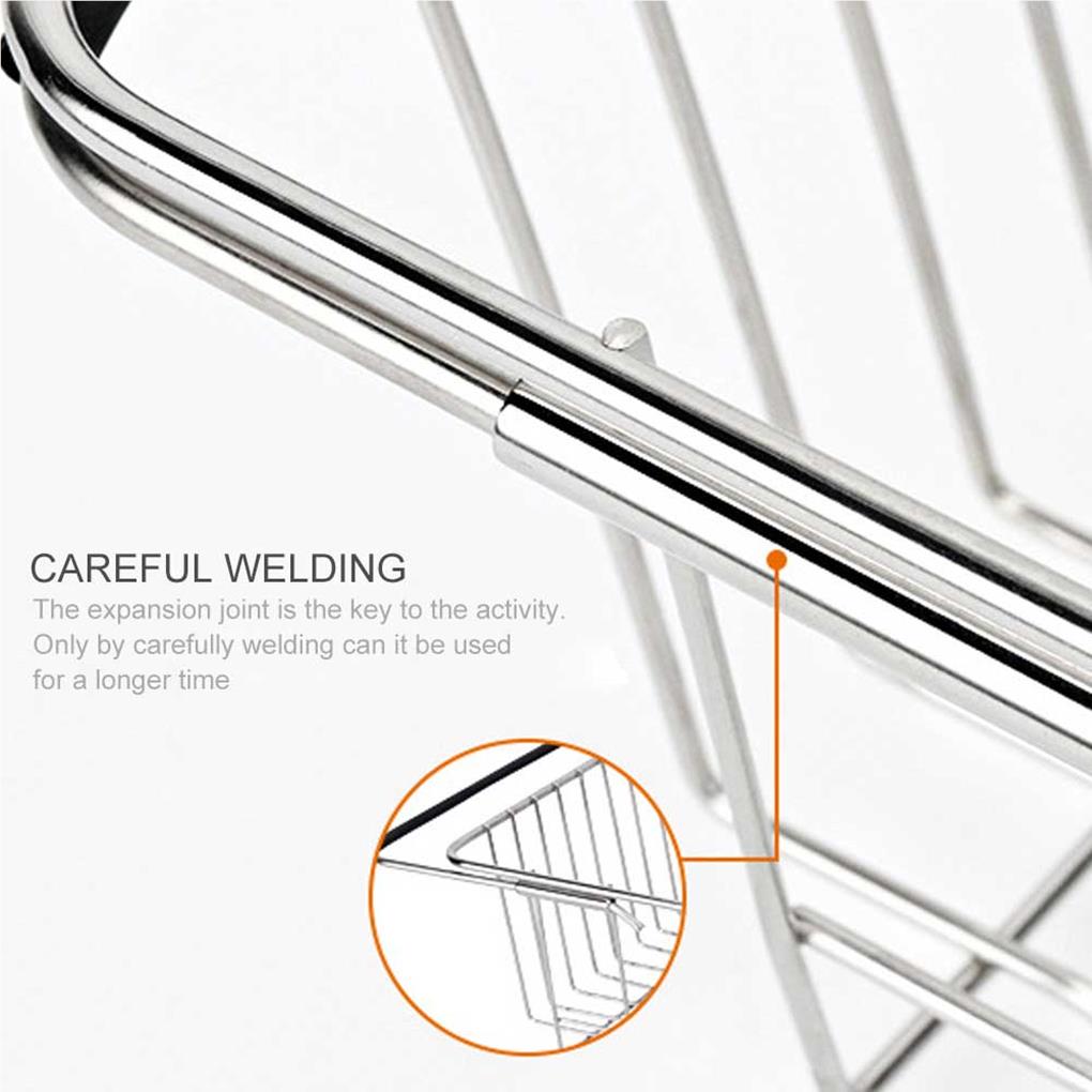 Versatile Stainless Steel Over-Sink Drying Rack