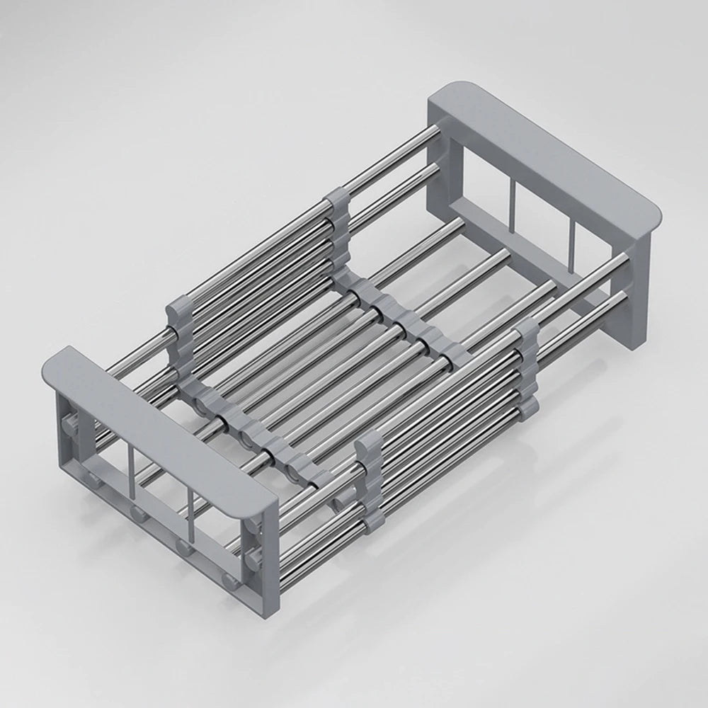 Versatile Stainless Steel Dish Drainer Rack for Your Kitchen