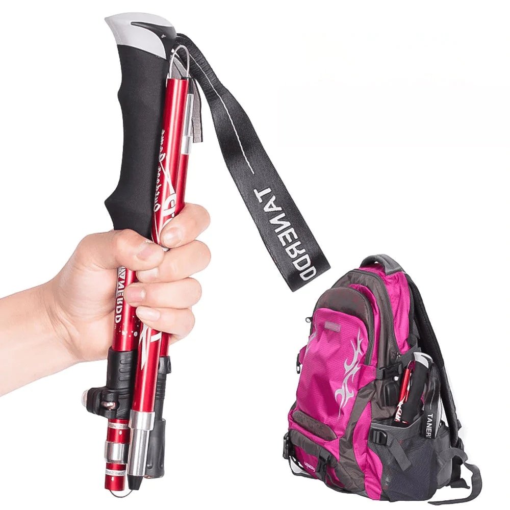Ultra-Lightweight Adjustable Trekking Poles for Hiking