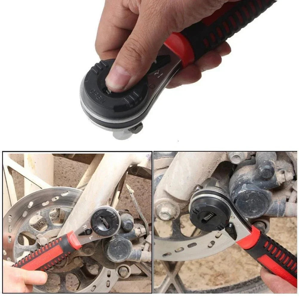 Adjustable Ratchet Wrench 6.5–22 mm | Chrome-Molybdenum Steel Tool