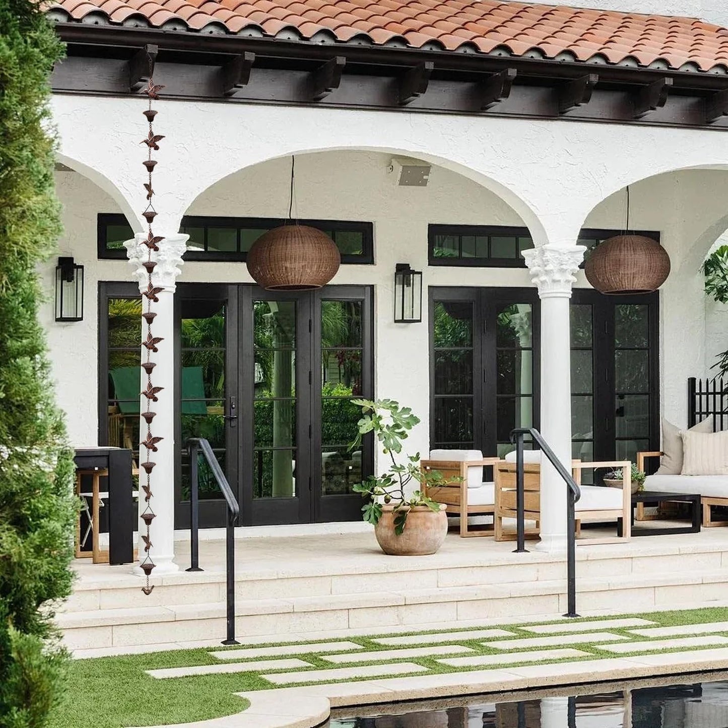 Transform Rainwater into Elegant Outdoor Serenity