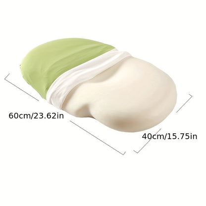 Cooling Cervical Memory Foam Pillow - Ergonomic Contour Support for Sleep