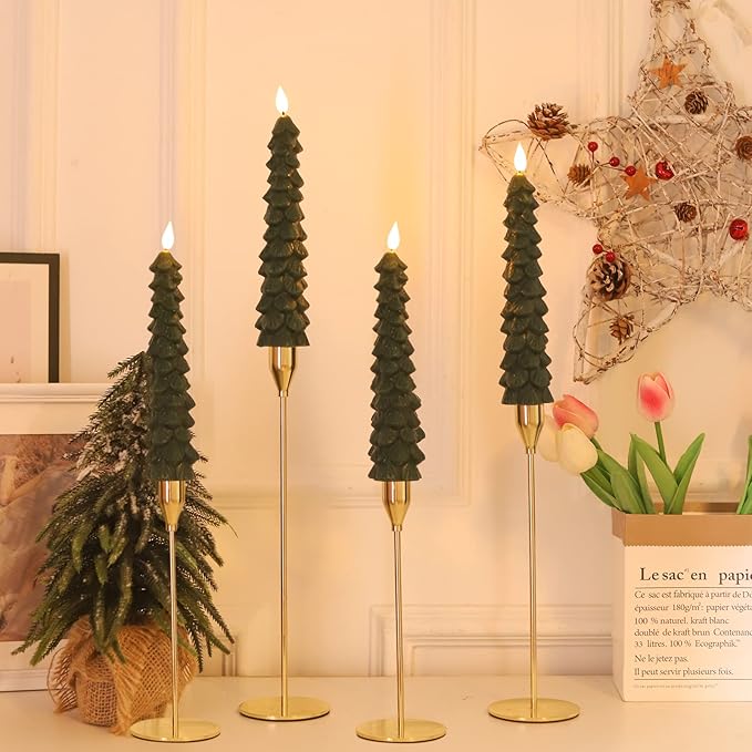 Flameless LED Candles with Remote – LumaGlow 3D Flickering Effect