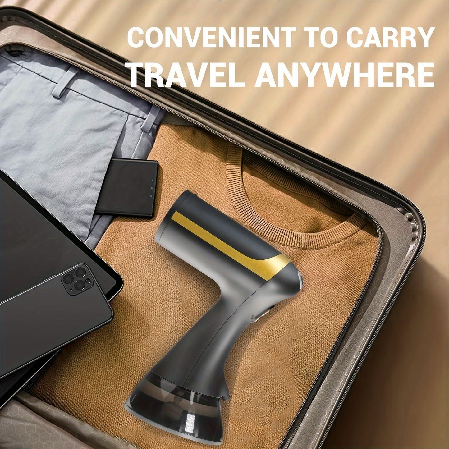 Portable Steamer Pro 1500W | Rapid Heat & Powerful Steam | Travel-Friendly Design
