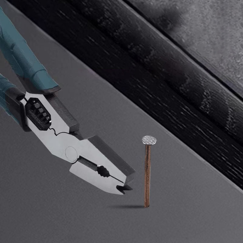 Versatile Wire Stripper Tool with Crimping Functionality | 23 cm