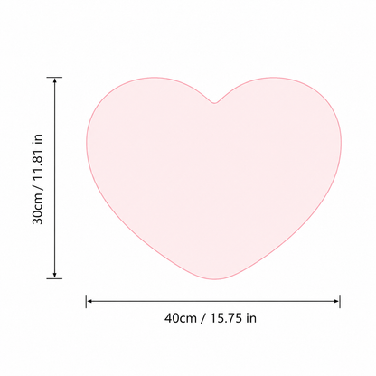 Cushion with Heart Design for Home Decor