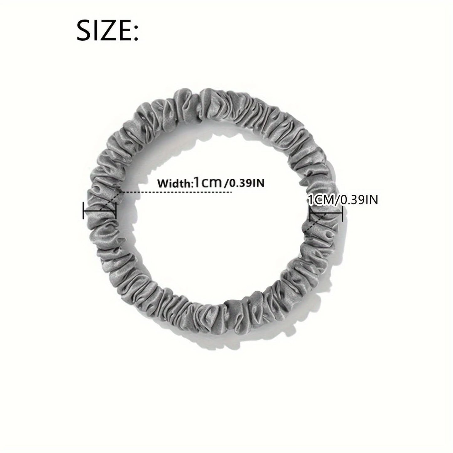 6-Pack Simple Hair Bands for Daily Use and Styling