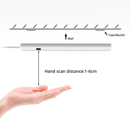 LED Light Strip with Motion Sensor | USB-Powered | Available in 30/40/50 cm | Perfect for Kitchen, Bathroom, and Cabinet Lighting