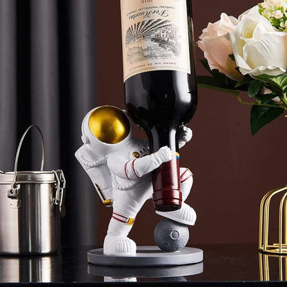 Resin Space Astronaut Wine Rack Decoration