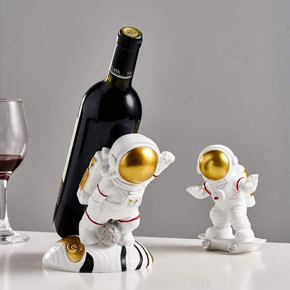 Resin Space Astronaut Wine Rack Decoration