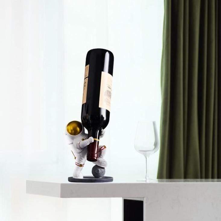 Resin Space Astronaut Wine Rack Decoration
