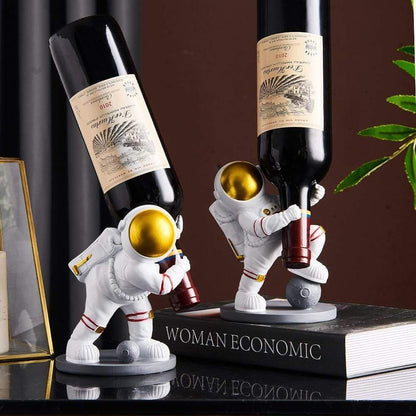 Resin Space Astronaut Wine Rack Decoration