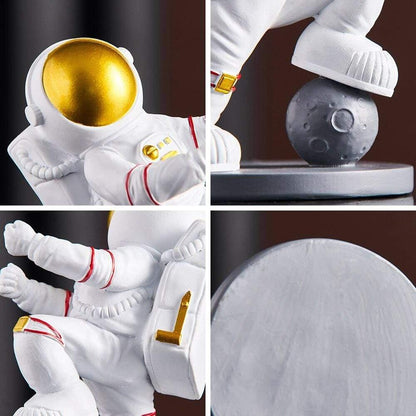 Resin Space Astronaut Wine Rack Decoration