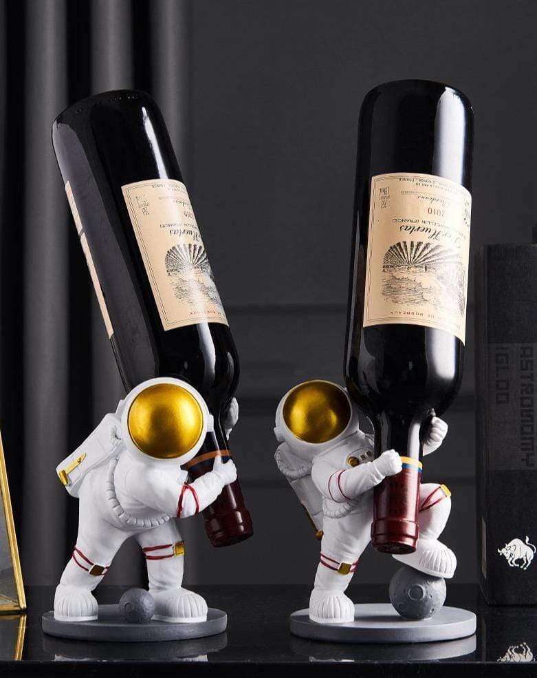 Resin Space Astronaut Wine Rack Decoration