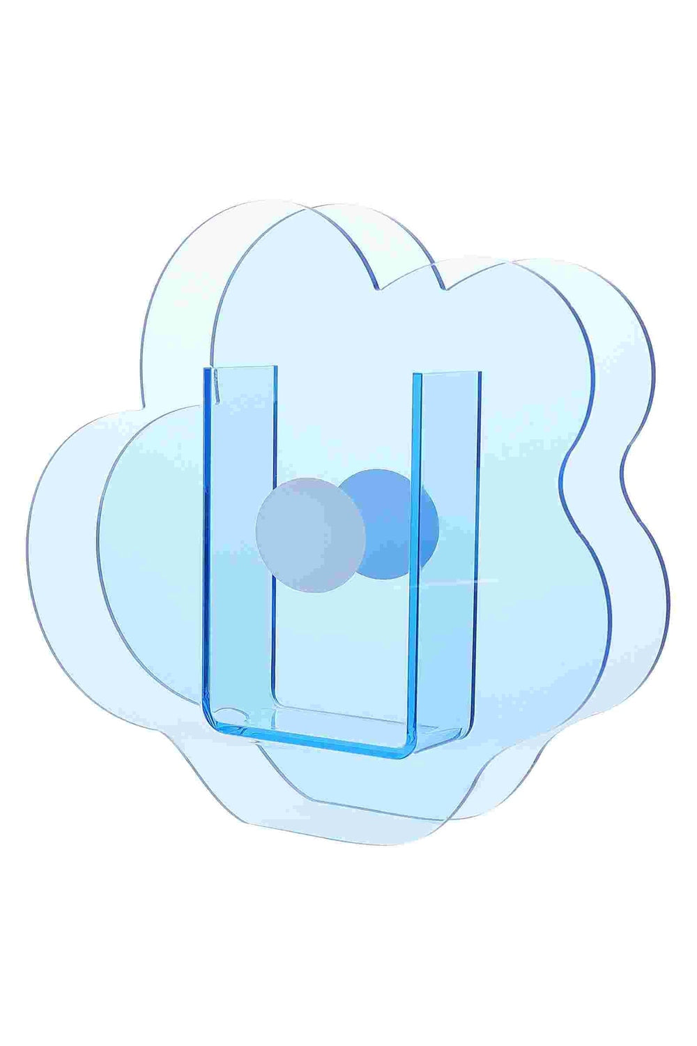 Elegant Cloud-Inspired Acrylic Vases