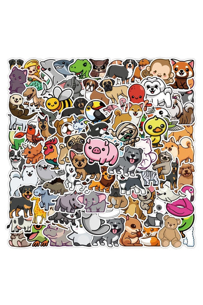 Set of Animal Stickers